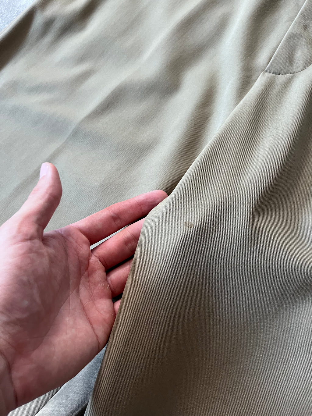 2022 Dior Runway Wool Wide Leg Pants Beige Men - 30