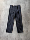 Hermes Cashmere Wool Formal Pants Grey Men - 28