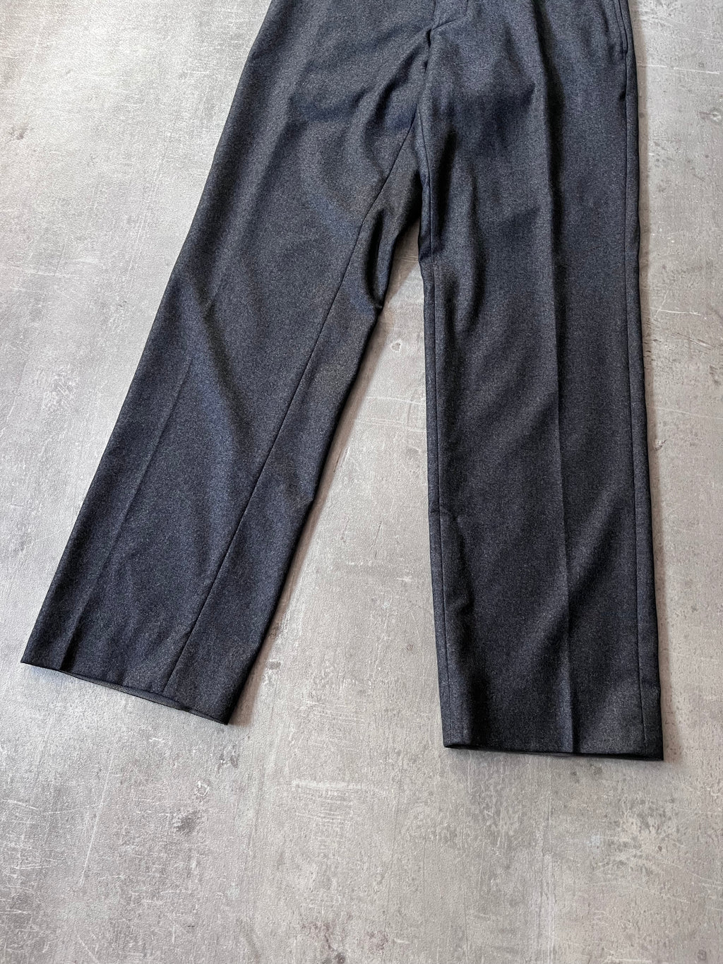 Hermes Cashmere Wool Formal Pants Grey Men - 28