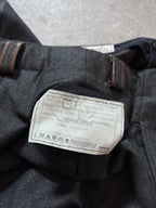 Hermes Cashmere Wool Formal Pants Grey Men - 28