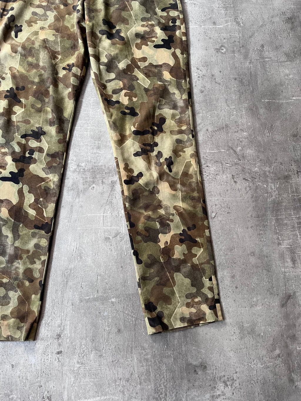 S/S 2013 Dries Van Noten Camouflage Camo Pants Green Men - 34