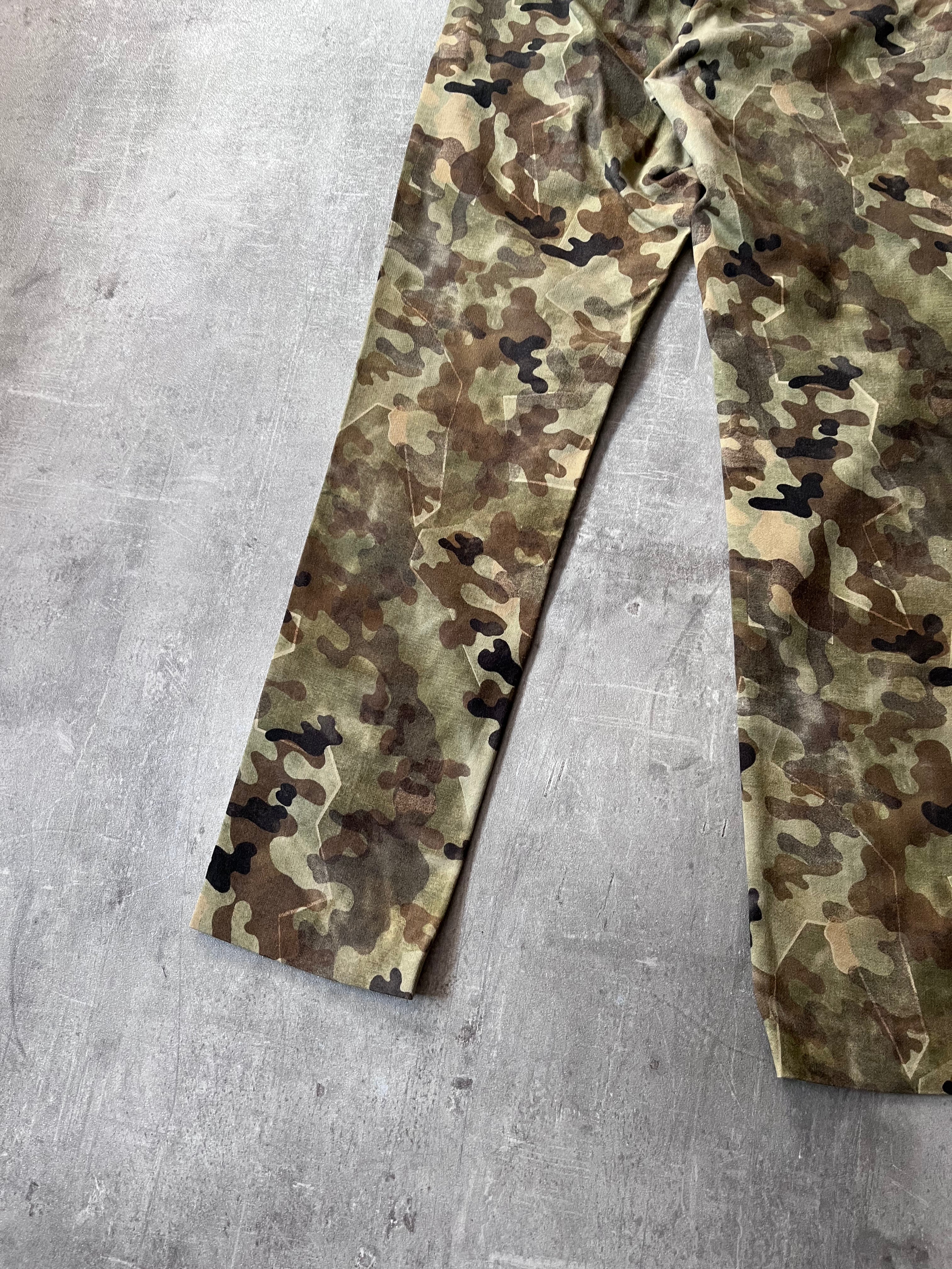 S/S 2013 Dries Van Noten Camouflage Camo Pants Green Men - 34