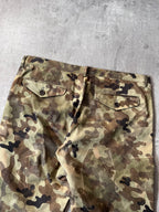 S/S 2013 Dries Van Noten Camouflage Camo Pants Green Men - 34