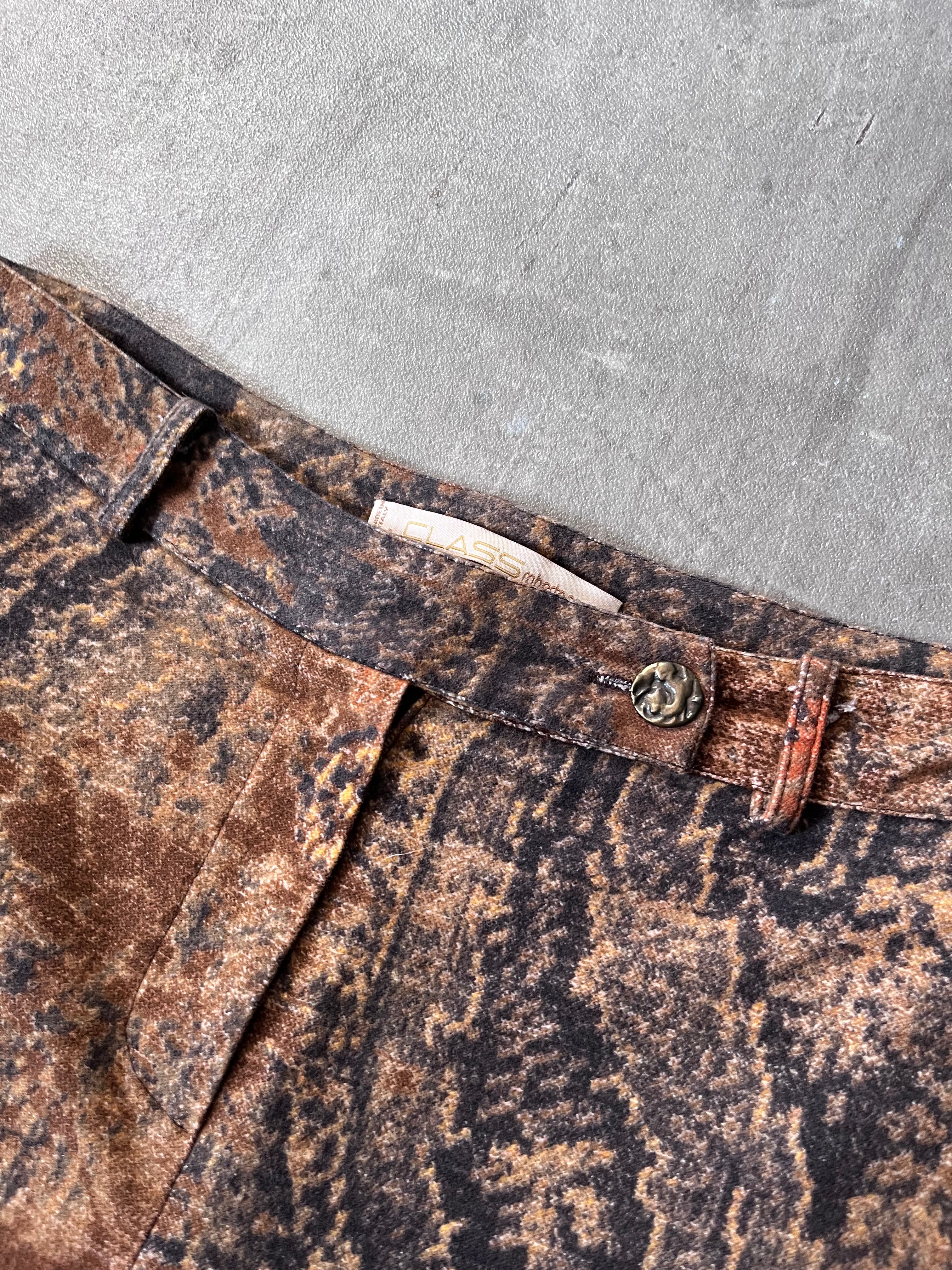2000s Roberto Cavalli Velvet Pants Brown Women - M