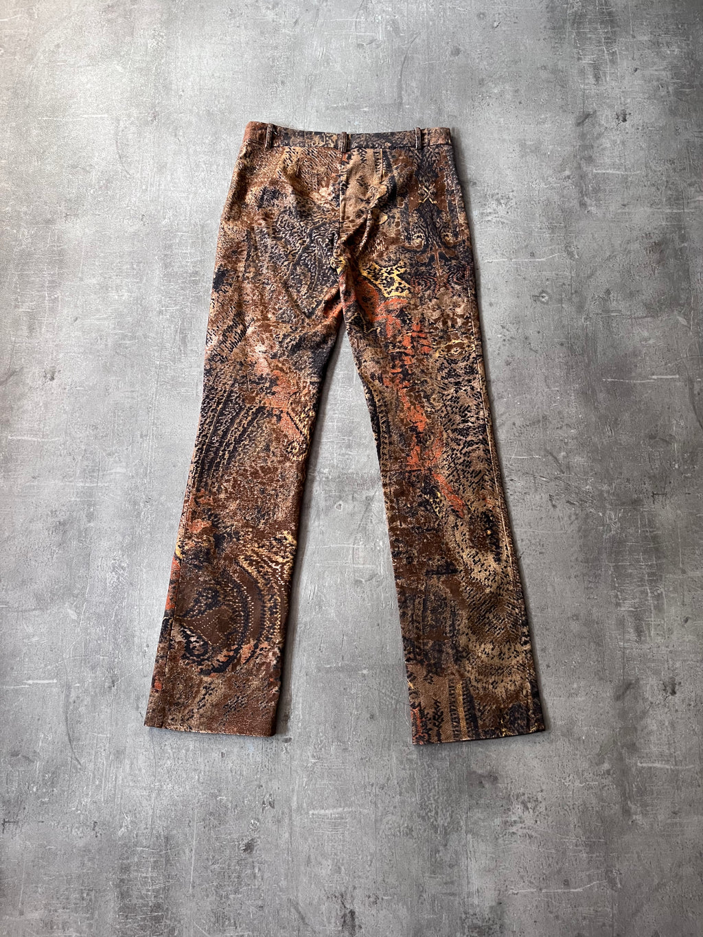 2000s Roberto Cavalli Velvet Pants Brown Women - M