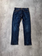 Vivienne Westwood x Lee Zippered Crotch Jeans Pants Navy Men - 30/34