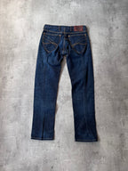 Vivienne Westwood x Lee Zippered Crotch Jeans Pants Navy Men - 30/34