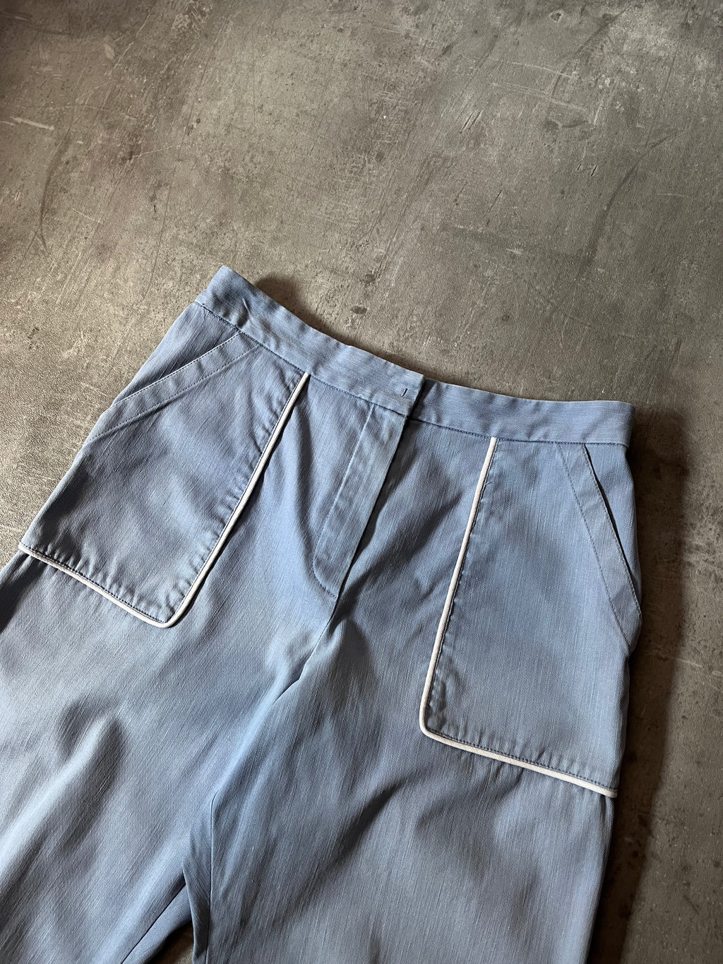 2017 Miu Miu Jeans Pants Light Blue Women - L