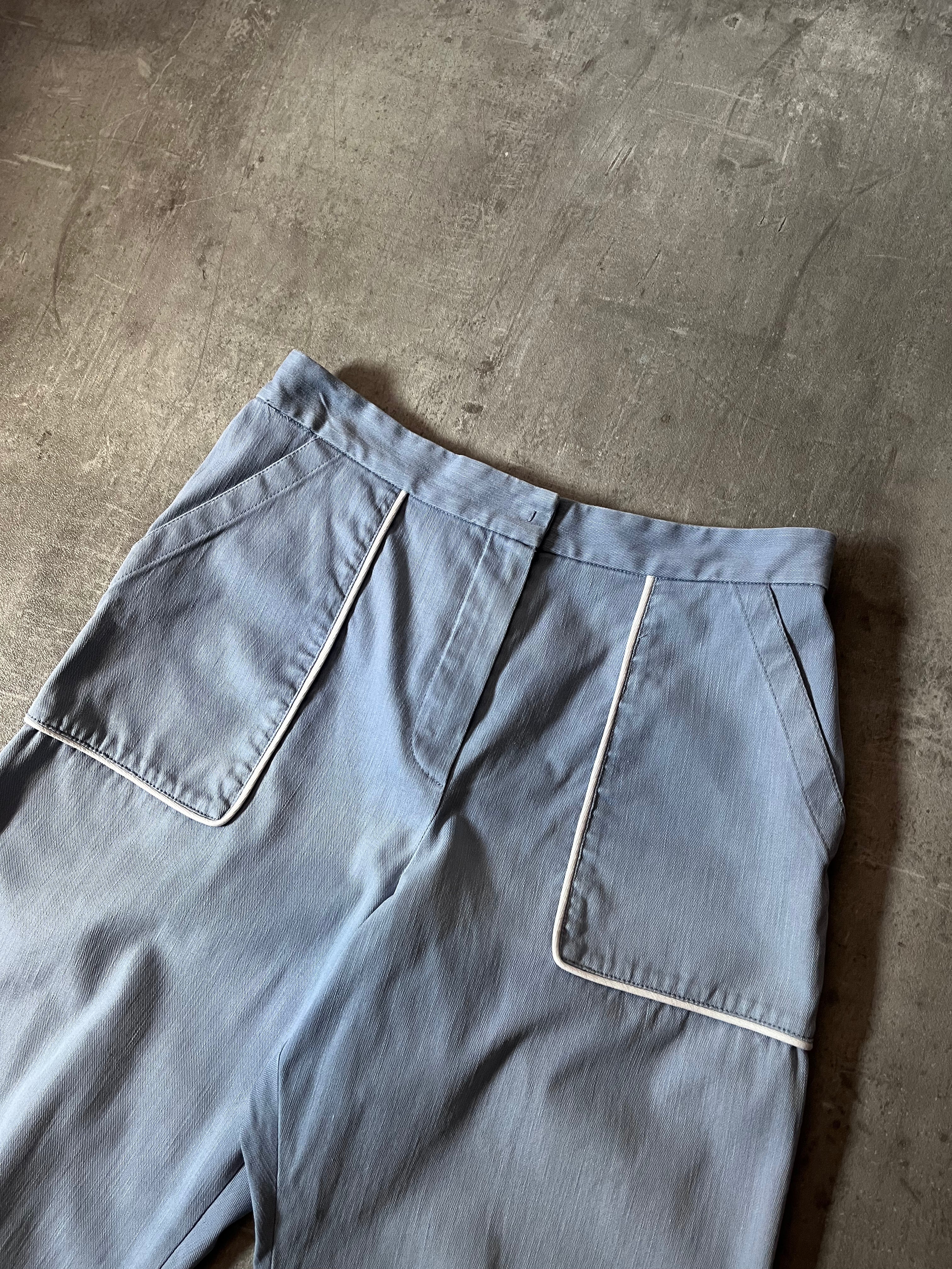 2017 Miu Miu Jeans Pants Light Blue Women - L