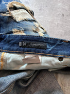 S/S 2010 Dsquared2 Distressed Jeans Pants Navy Men - 34
