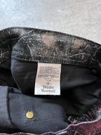 S/S 2001 Vivienne Westwood Marbles Red Label Waxed Feel Jeans Pants Multicolor Men -32