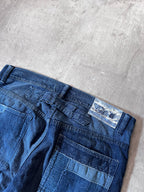 Ralph Lauren Vintage Patchwork Denim Pants Navy Men - 29