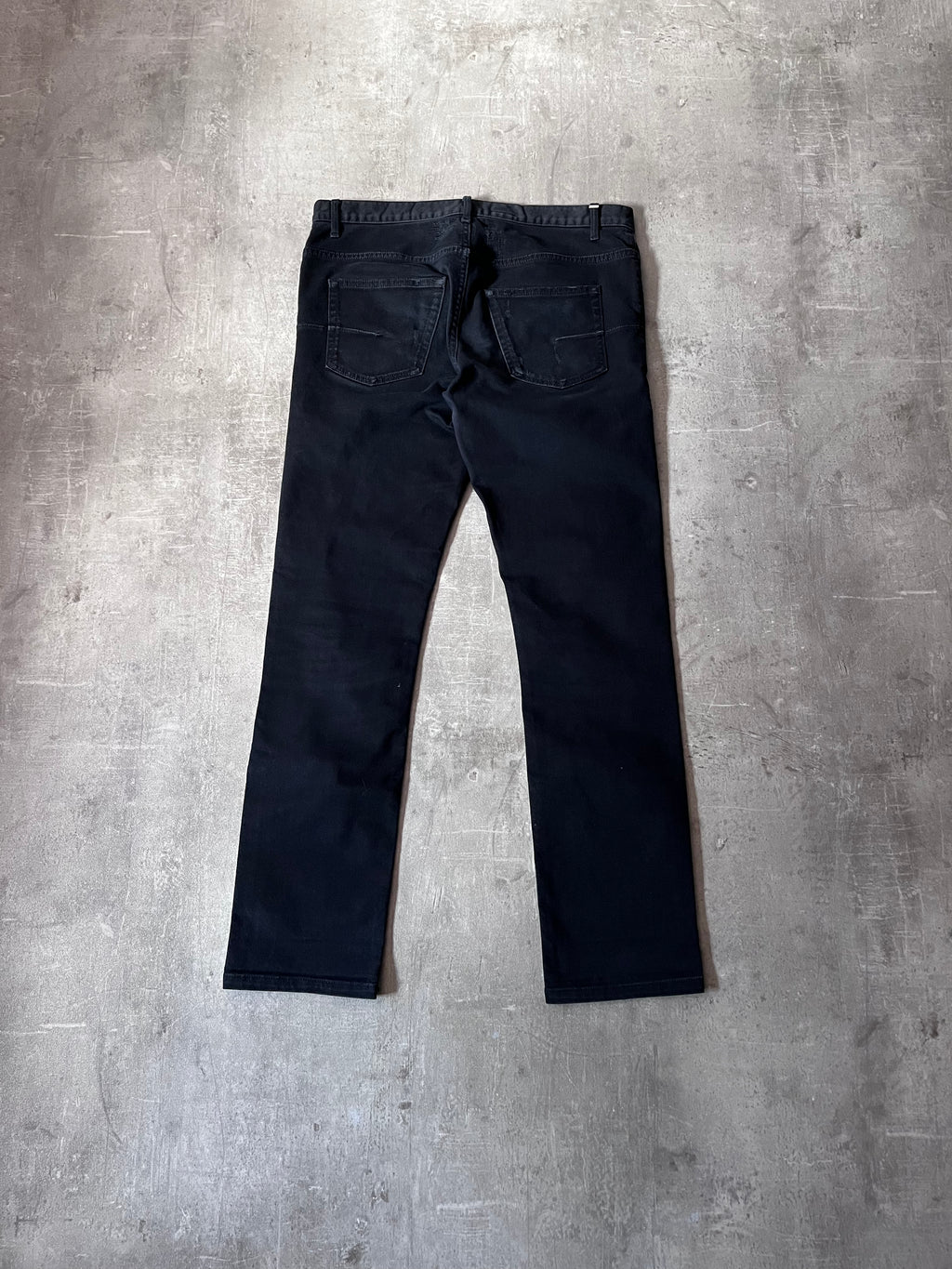 F/W 2014 Dior Homme Stitched Patchwork Jeans Pants Black Men - 32