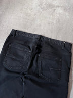 F/W 2014 Dior Homme Stitched Patchwork Jeans Pants Black Men - 32