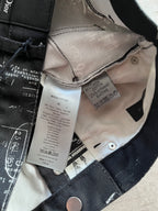 Dior "Notebook Doodle" Print Jeans Pants Black Men - 30