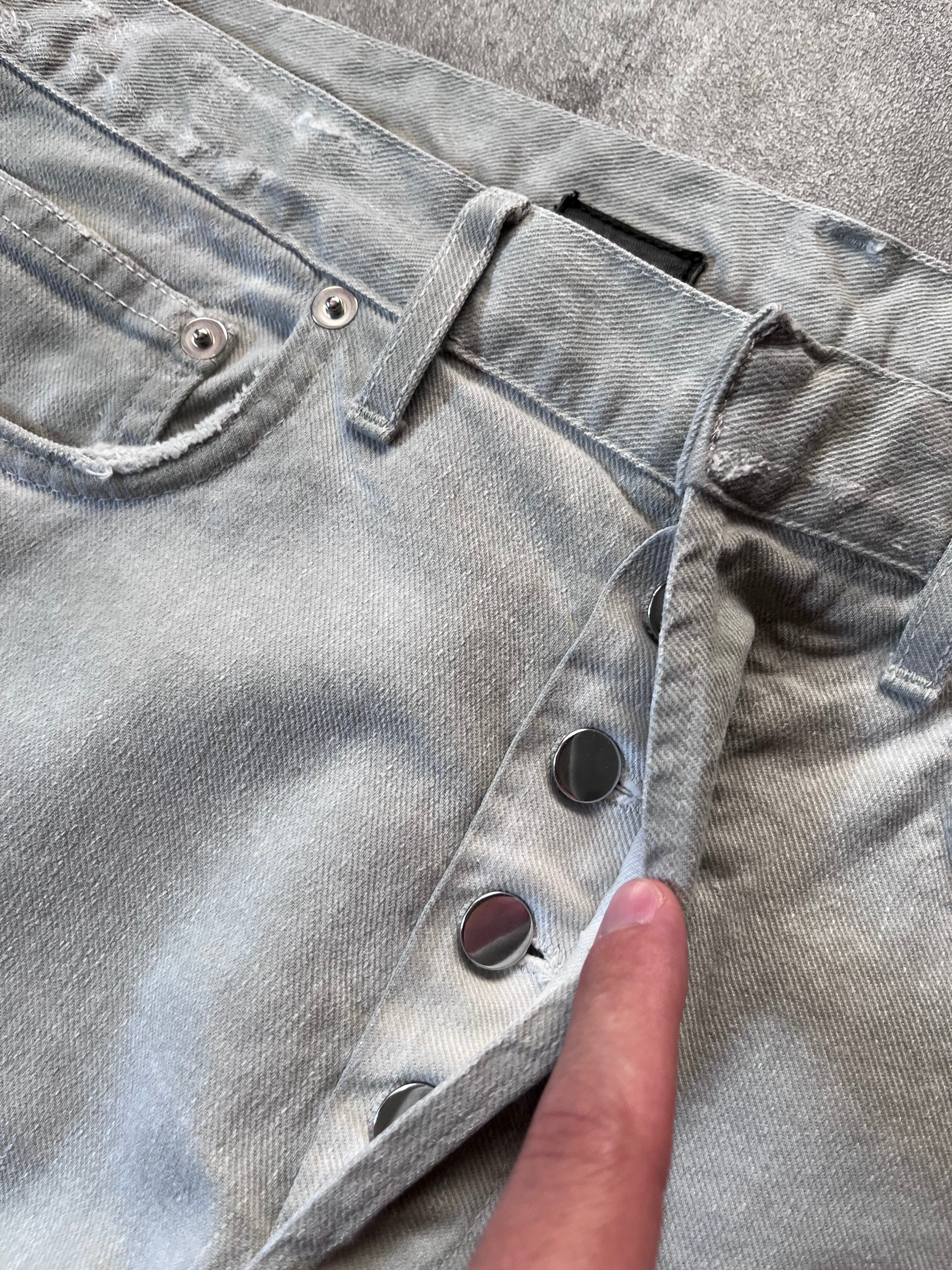 2000s Dior by Hedi Slimane Jeans Pants Grey Men - 30