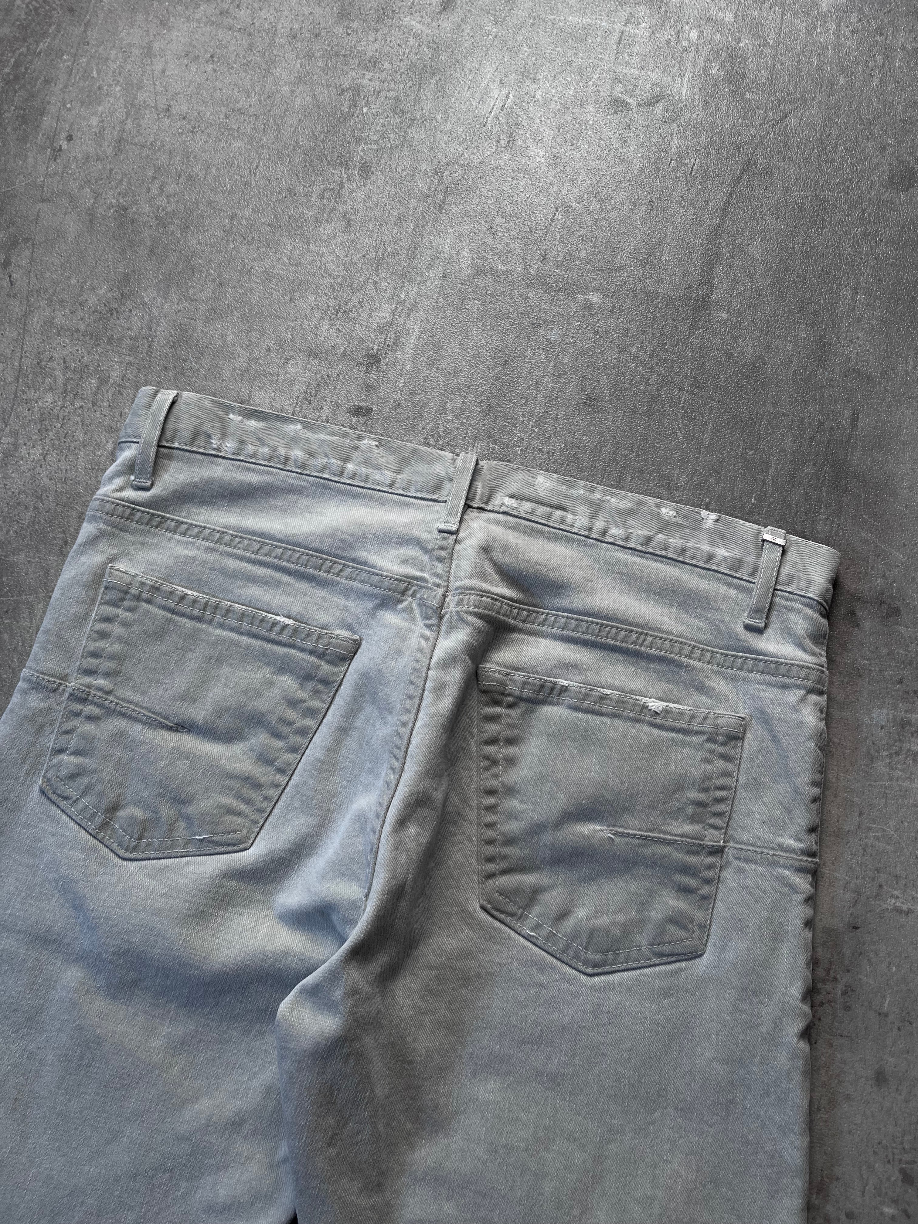 2000s Dior by Hedi Slimane Jeans Pants Grey Men - 30
