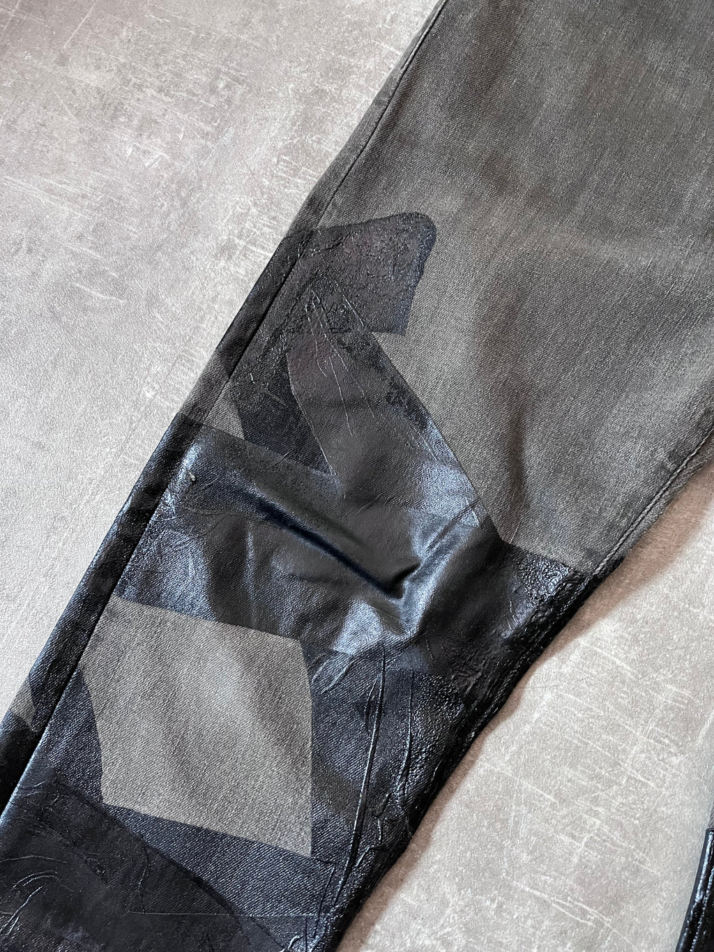 F/W 2013 Dior Homme by Kris Van Assche Black Tape Jeans Pants Grey Men - 36