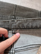 F/W 2013 Dior Homme by Kris Van Assche Black Tape Jeans Pants Grey Men - 36
