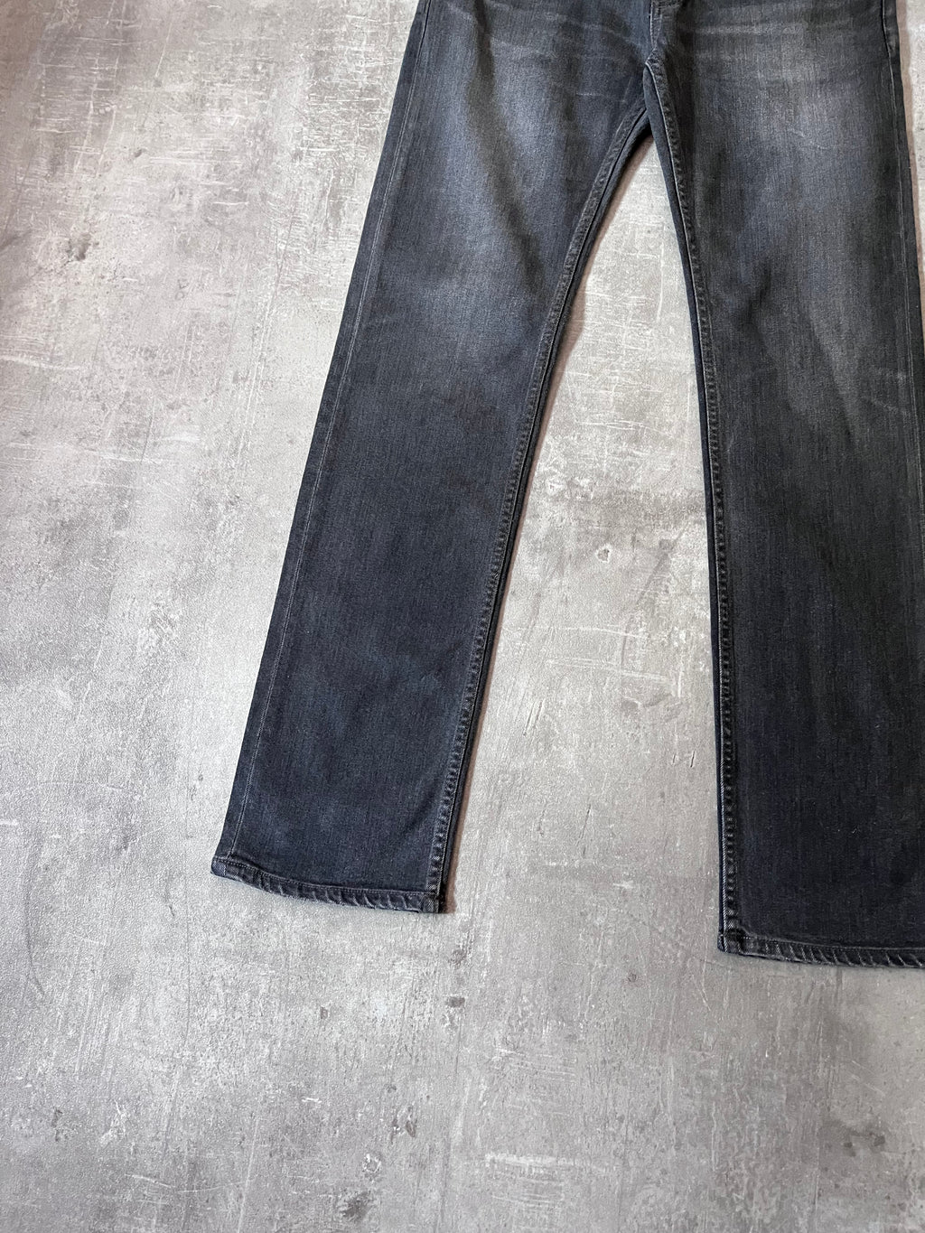 2018 Balenciaga Waxed Skinny Jeans Grey Men - 30