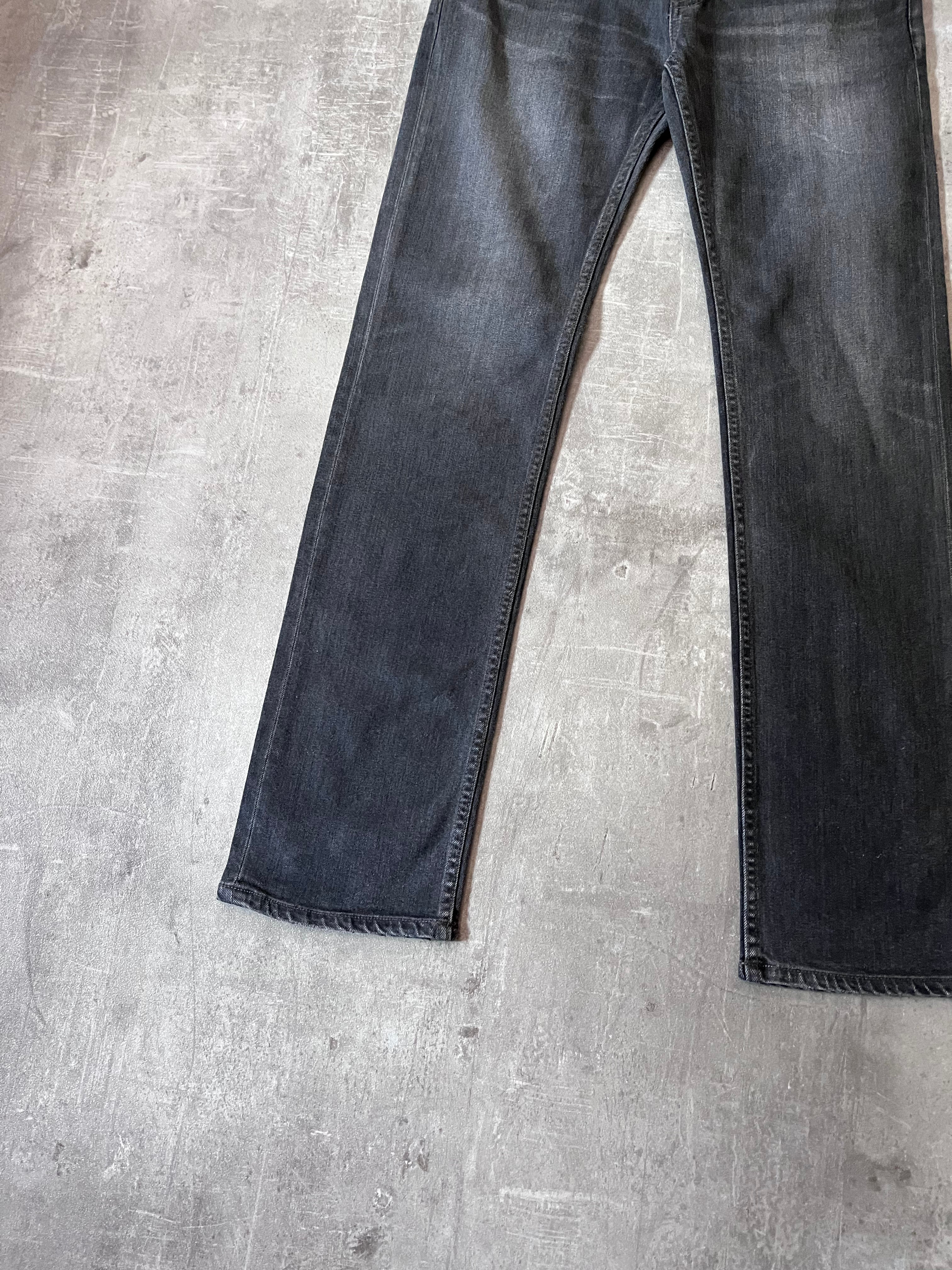 2018 Balenciaga Waxed Skinny Jeans Grey Men - 30