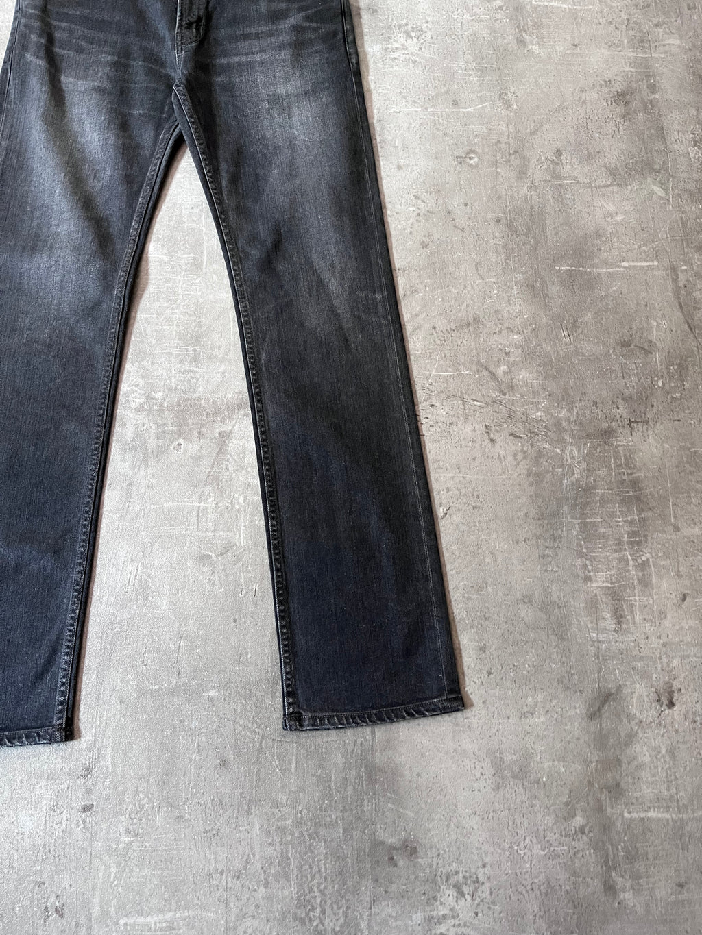 2018 Balenciaga Waxed Skinny Jeans Grey Men - 30