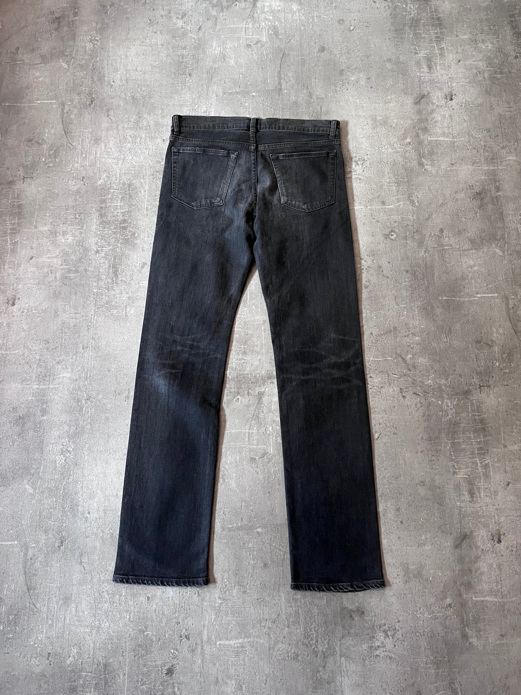2018 Balenciaga Waxed Skinny Jeans Grey Men - 30