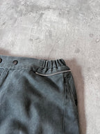 F/W 2014 Dries Van Noten Moto Biker Pants Green Men - 32