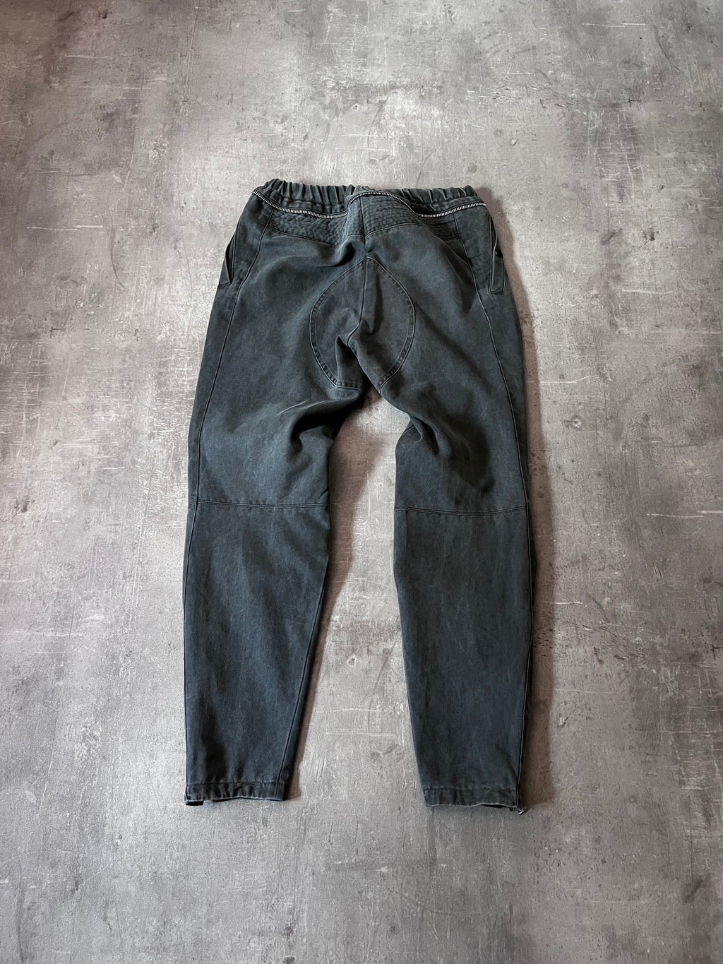 F/W 2014 Dries Van Noten Moto Biker Pants Green Men - 32