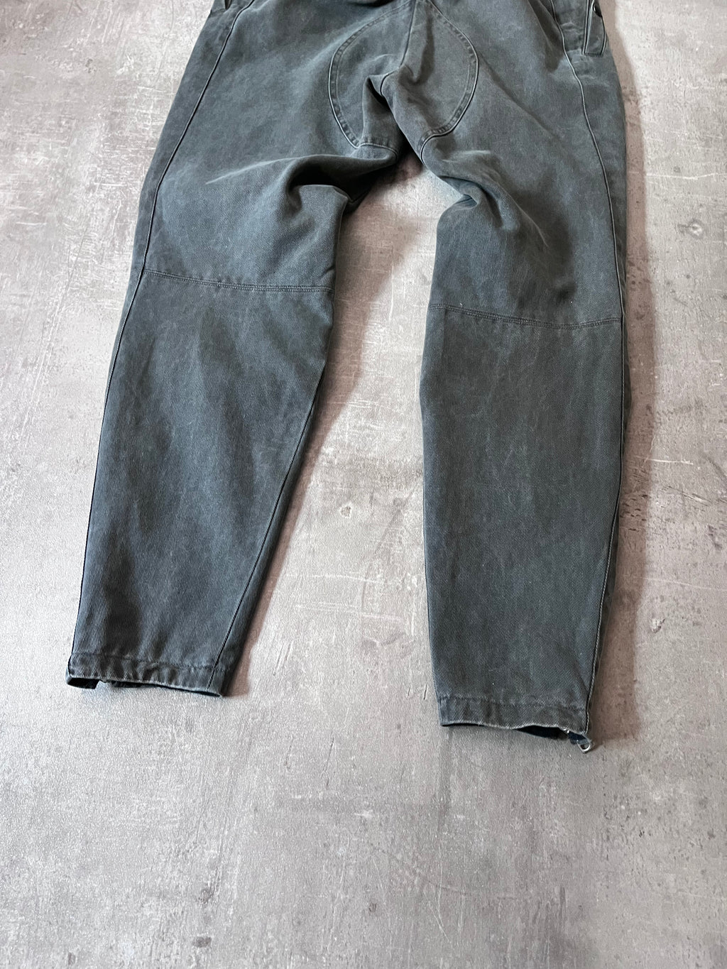 F/W 2014 Dries Van Noten Moto Biker Pants Green Men - 32