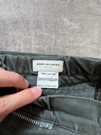 F/W 2014 Dries Van Noten Moto Biker Pants Green Men - 32