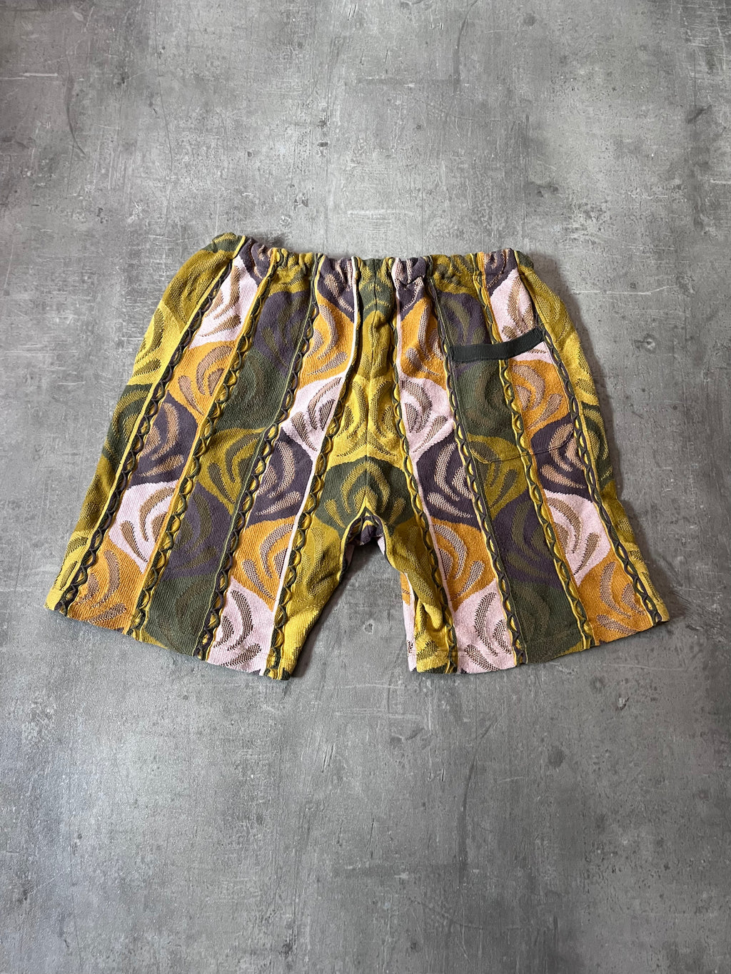Supreme Coogi Style Shorts Green Yellow Men - L