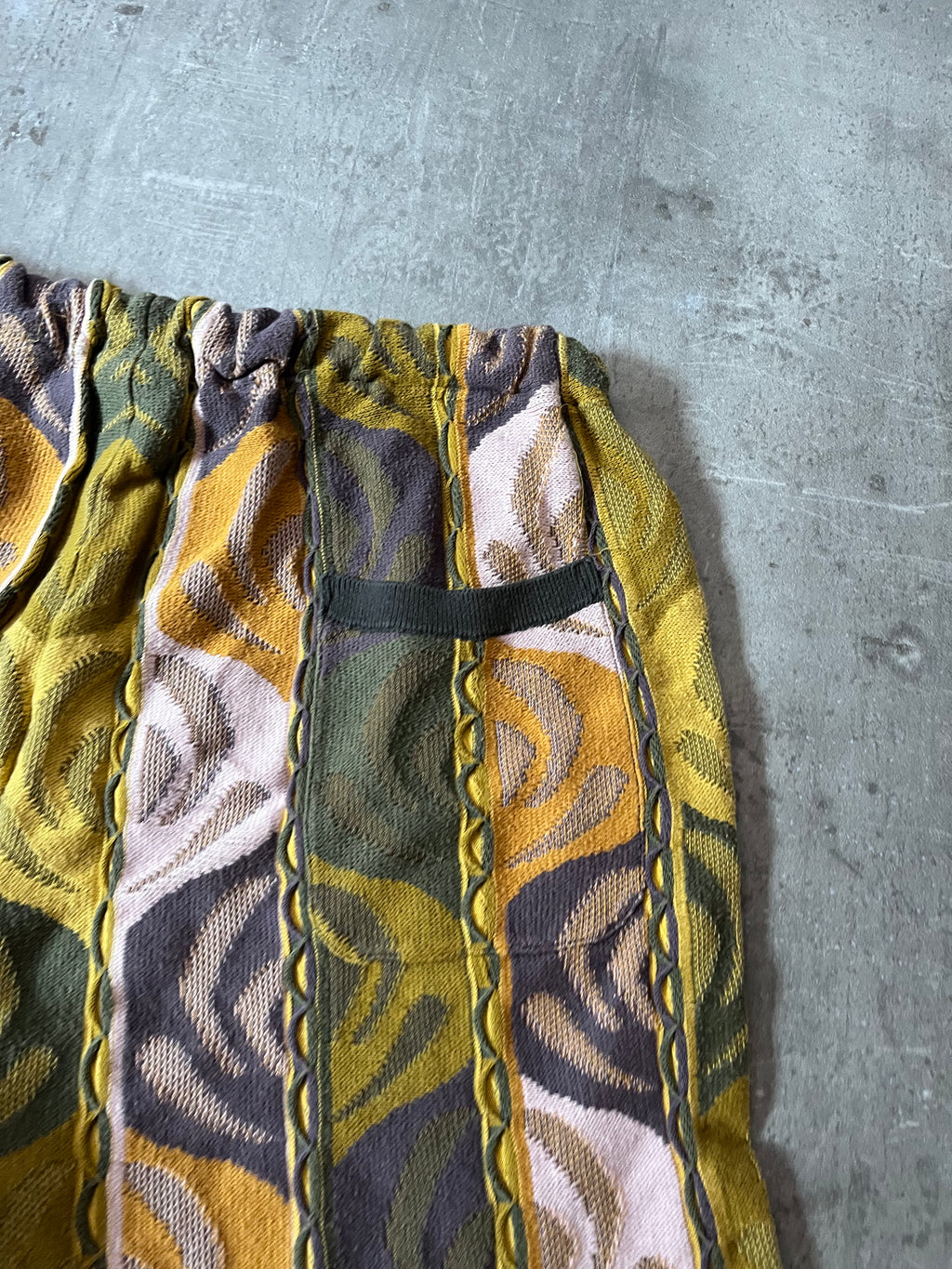 Supreme Coogi Style Shorts Green Yellow Men - L