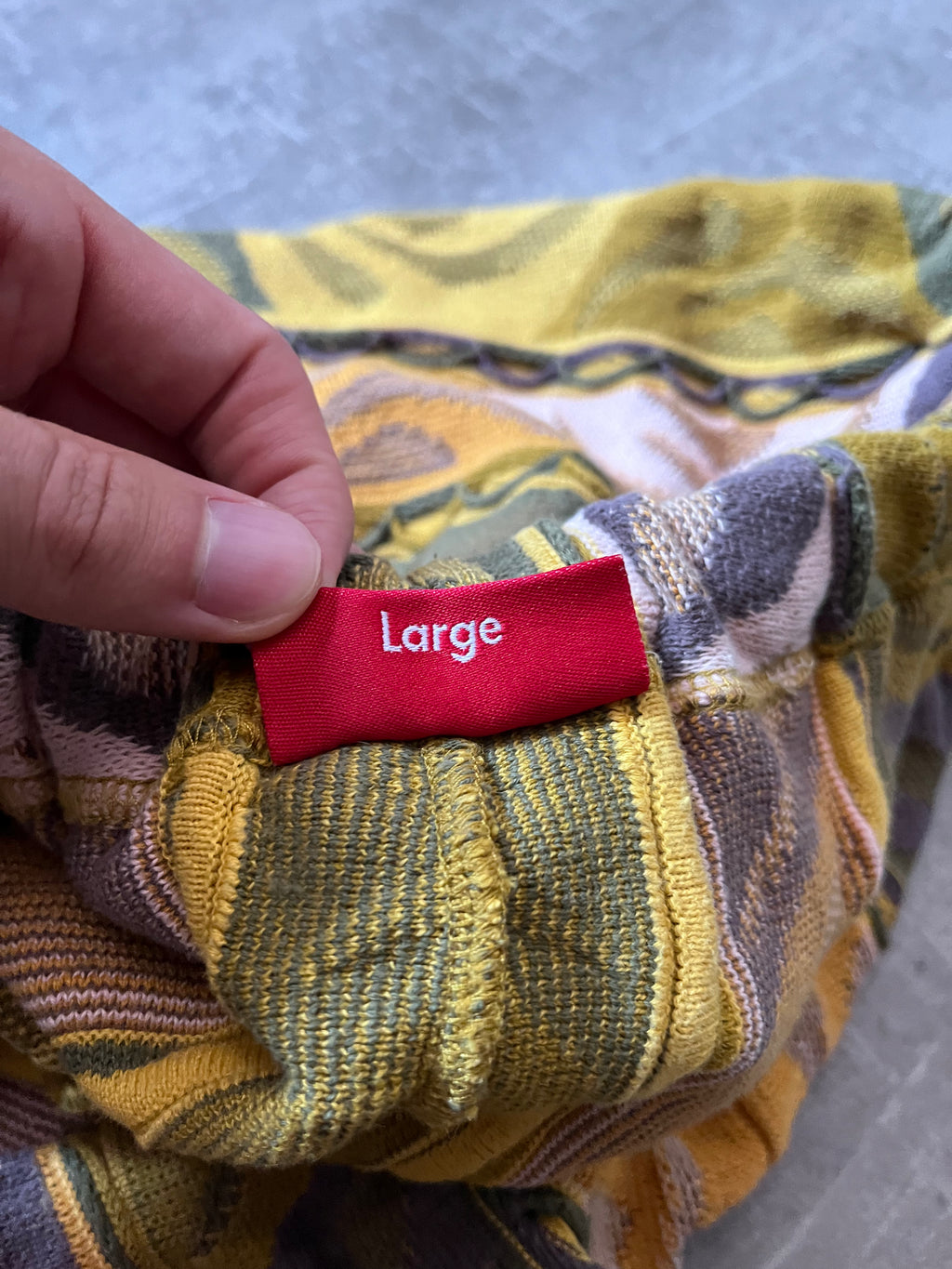 Supreme Coogi Style Shorts Green Yellow Men - L