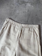 Our Legacy Linen Wide Leg Pants Beige Men - 34