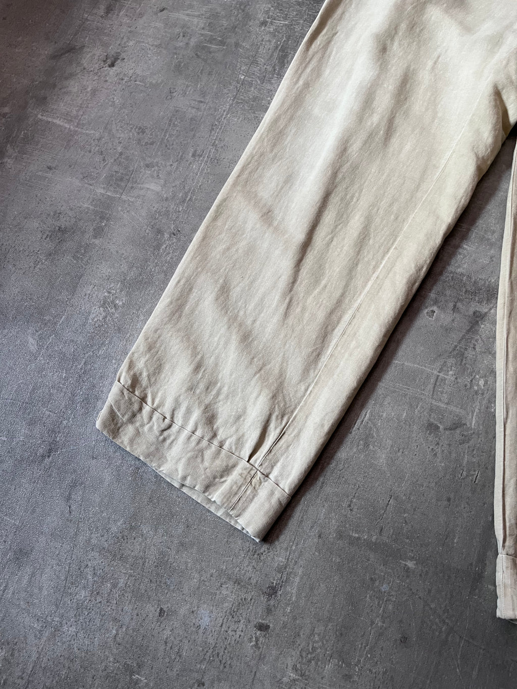 Our Legacy Linen Wide Leg Pants Beige Men - 34