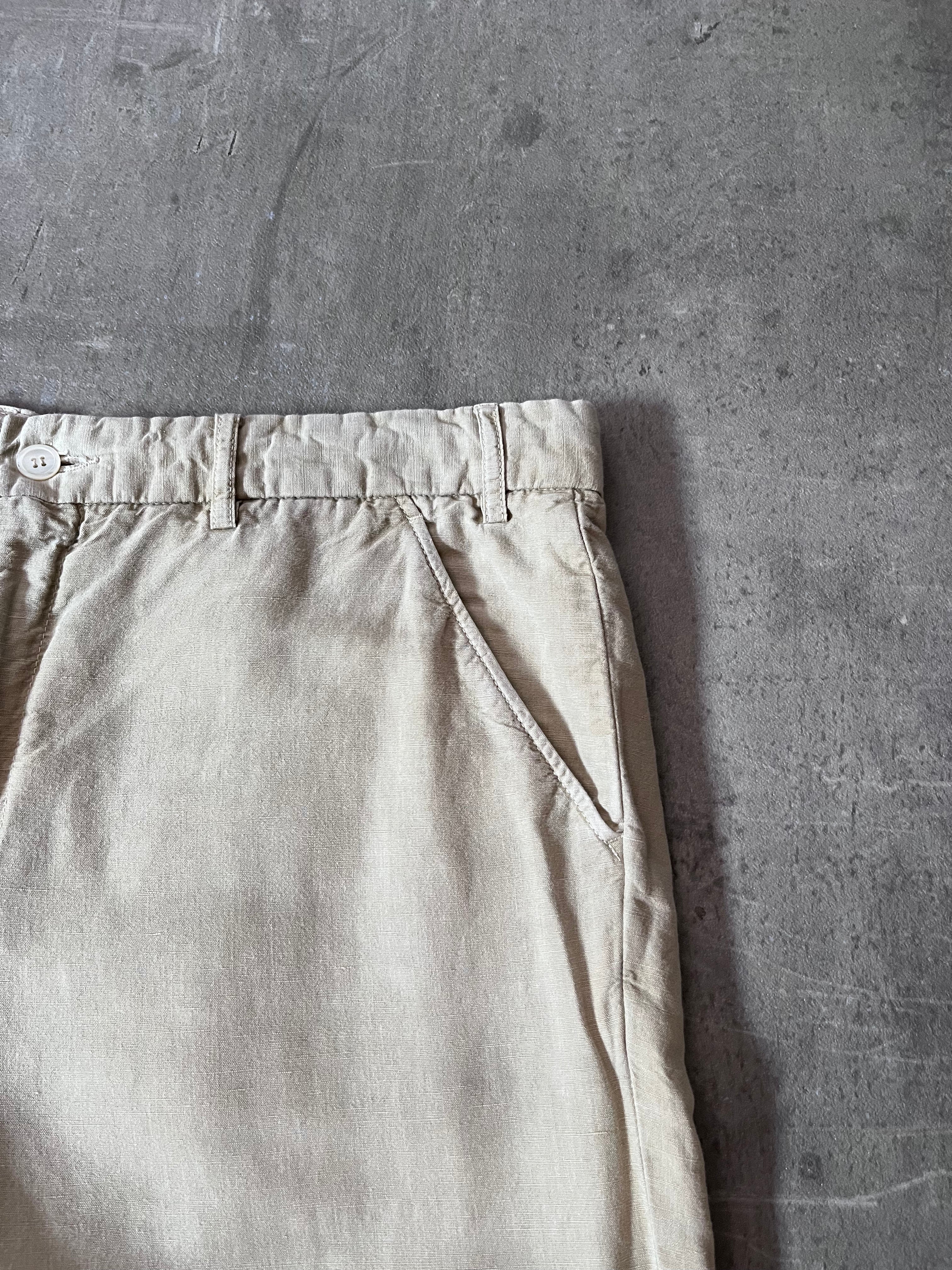 Our Legacy Linen Wide Leg Pants Beige Men - 34