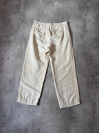 Our Legacy Linen Wide Leg Pants Beige Men - 34