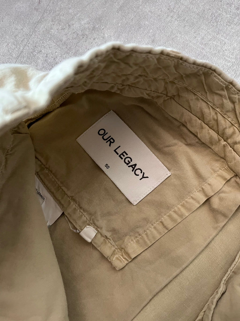Our Legacy Linen Wide Leg Pants Beige Men - 34