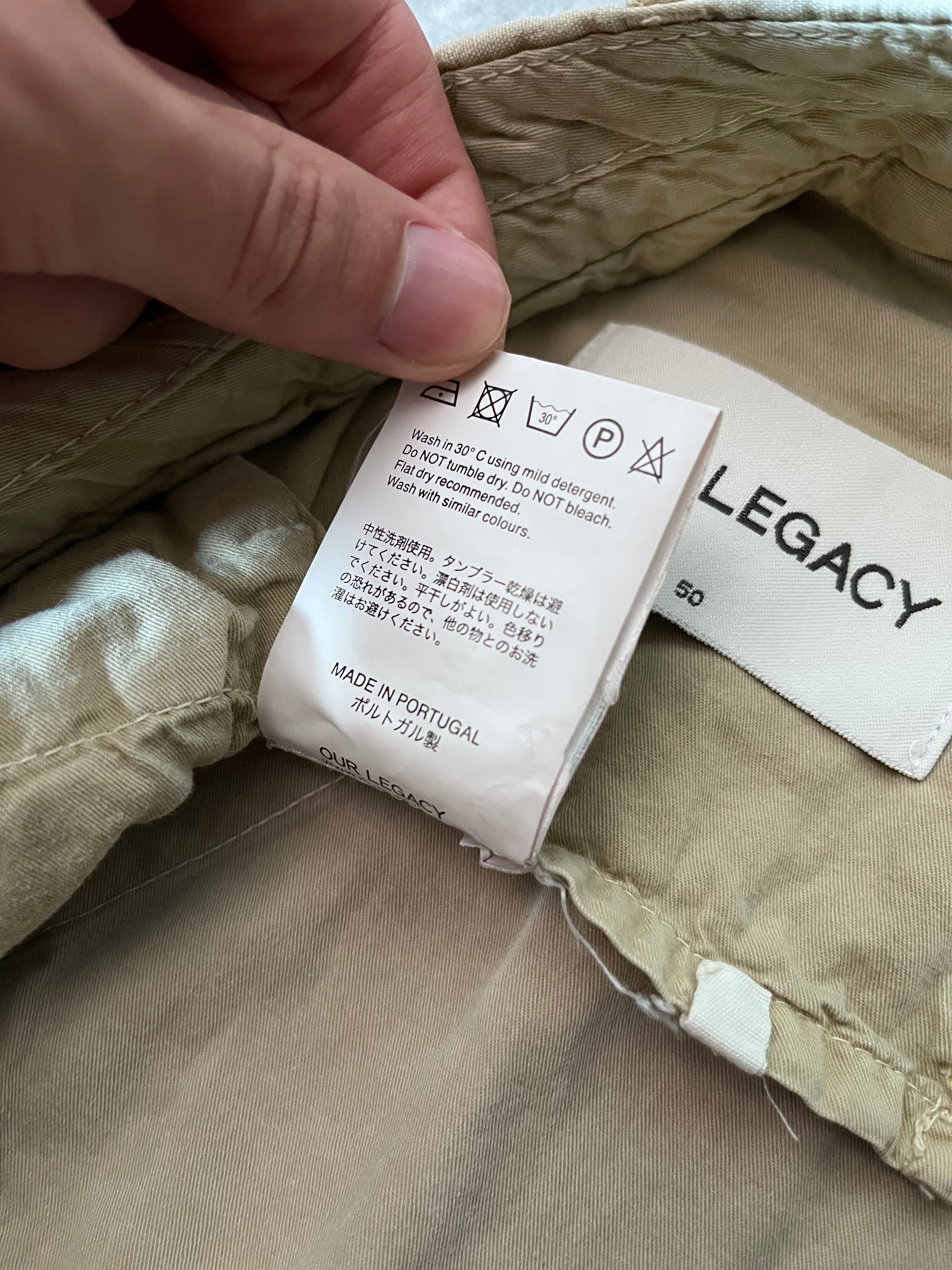 Our Legacy Linen Wide Leg Pants Beige Men - 34