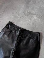 2000s Gucci by Tom Ford Leather Pants Black Men - 30