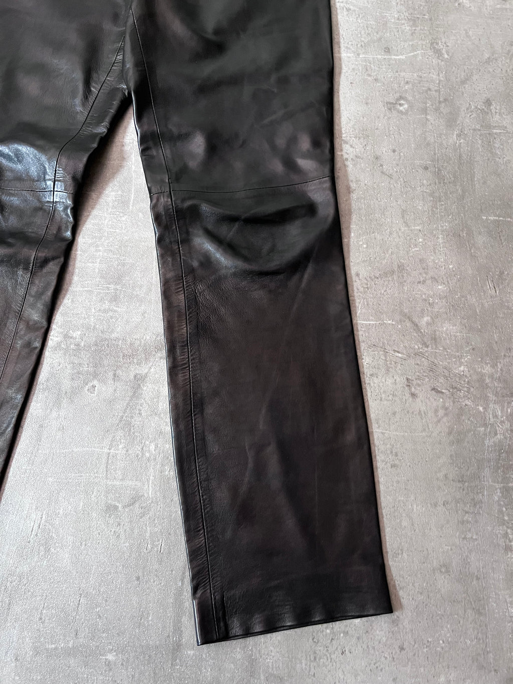 2000s Gucci by Tom Ford Leather Pants Black Men - 30