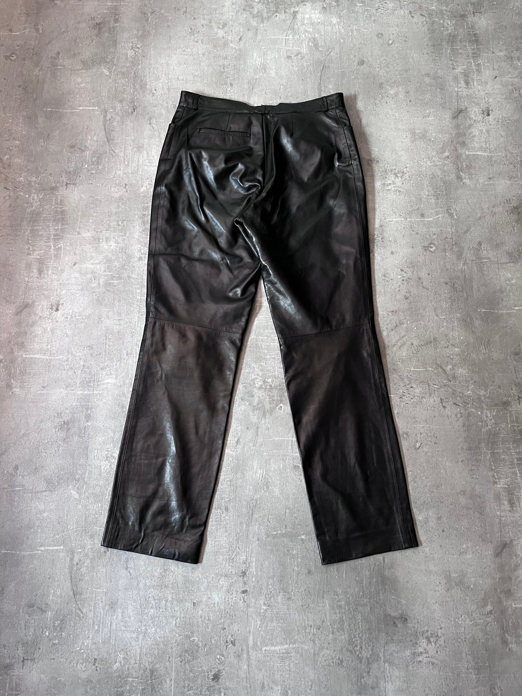 2000s Gucci by Tom Ford Leather Pants Black Men - 30