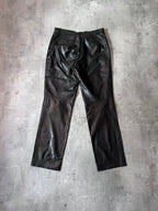 2000s Gucci by Tom Ford Leather Pants Black Men - 30