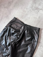 2000s Gucci by Tom Ford Leather Pants Black Men - 30