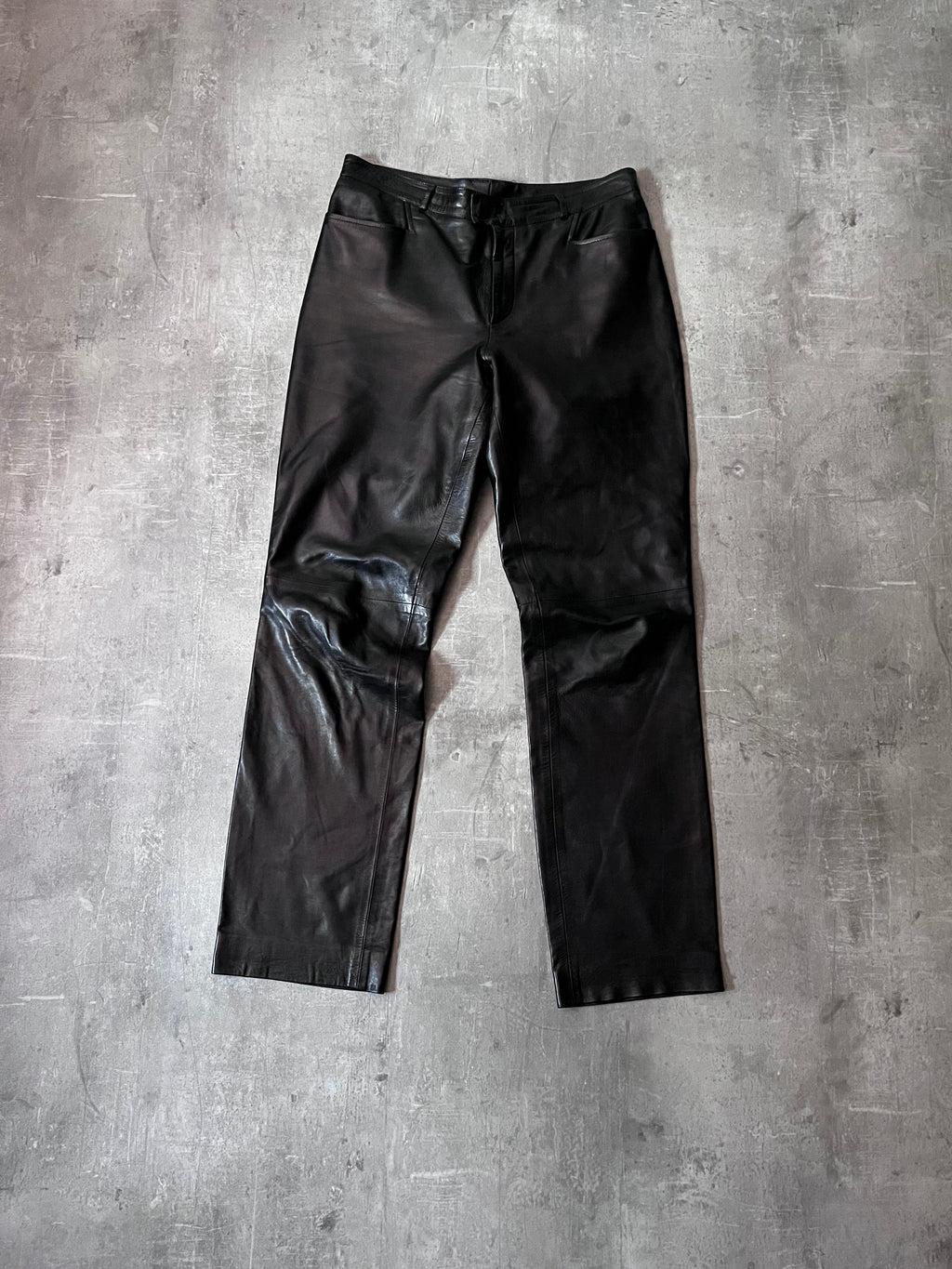 2000s Gucci by Tom Ford Leather Pants Black Men - 30