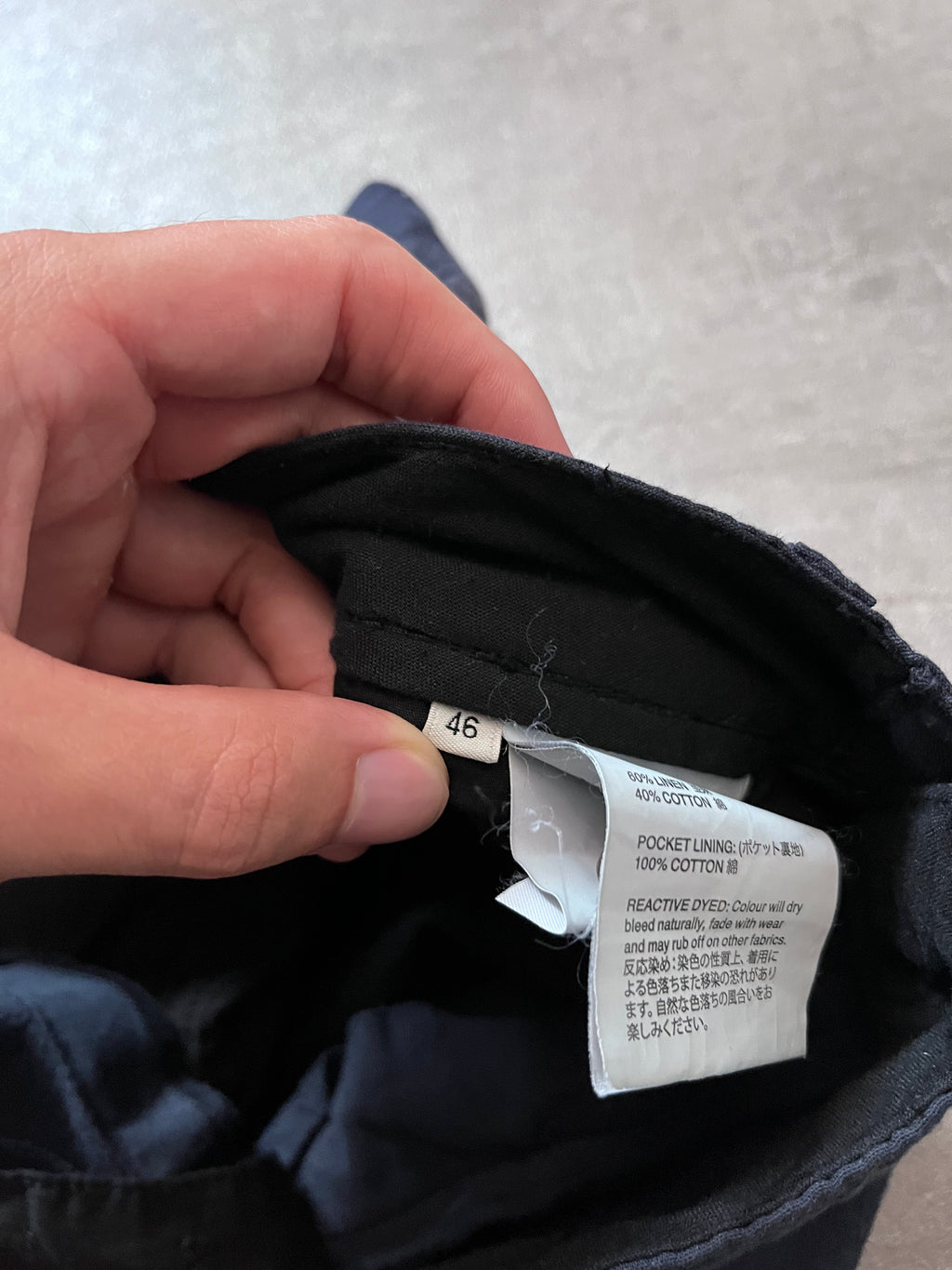 Our Legacy Linen Pants Navy Men - 30