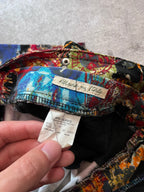 S/S 2000 Jean Paul Gaultier x Jean-Michel Basquiat All Over Print Pants Multicolor Unisex - M