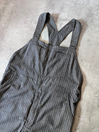 Acne Studios Wool Striped Overalls Grey Men - S