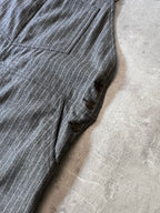 Acne Studios Wool Striped Overalls Grey Men - S